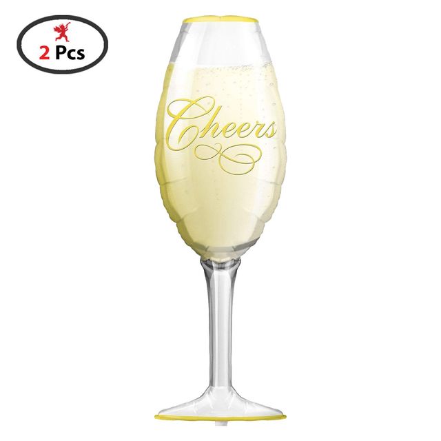 Party Propz Champagne Glass Foil Balloon For Party Decoration